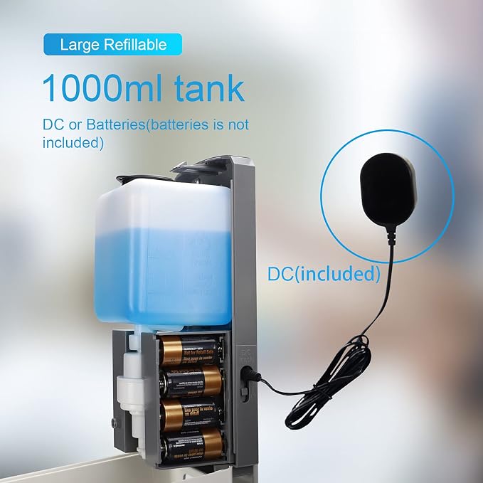 Touchless Automatic Foaming Hand Soap Dispenser Wall Mount, Motion Sensor Foam - Image 4