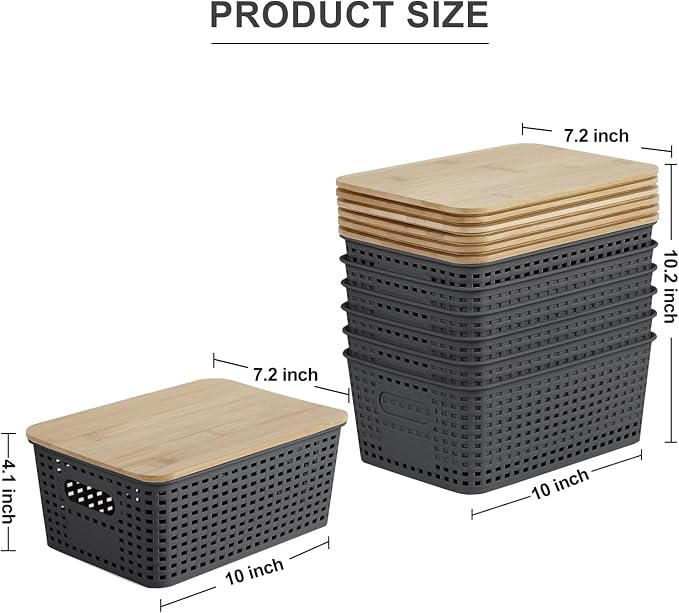 Small Plastic Storage Bins - Image 2