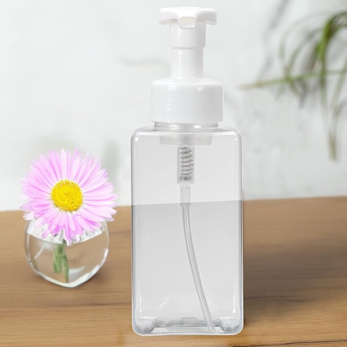 Ginger Lily Farms Foaming Soap Dispenser, Refillable Plastic Pump Bottles - Image 6