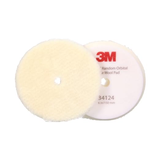 3M Perfect-It Random Orbital Coarse Wool Compounding Pad, Orbital Pads by 3MAutomotive