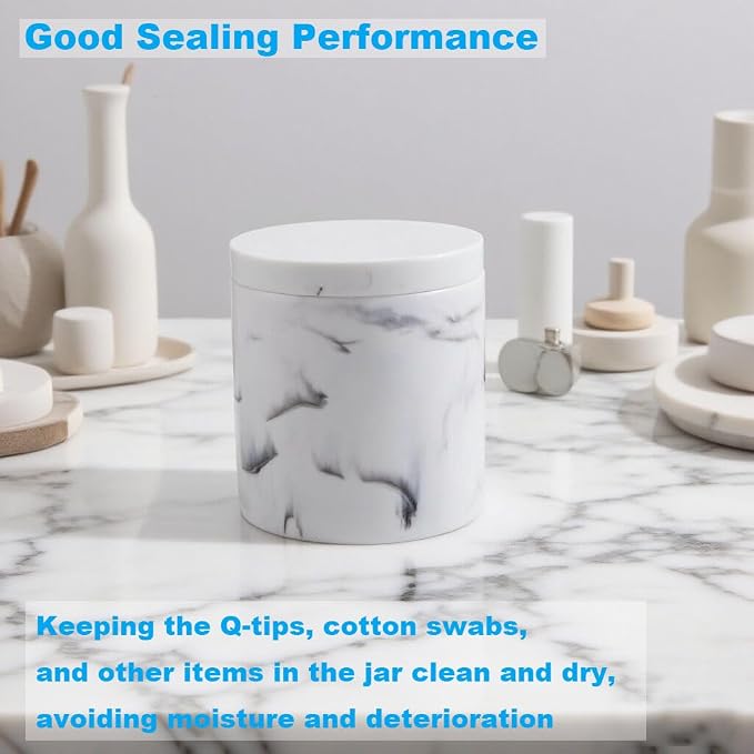 Cotton Swab Holder Round Qtip Holder - Image 2