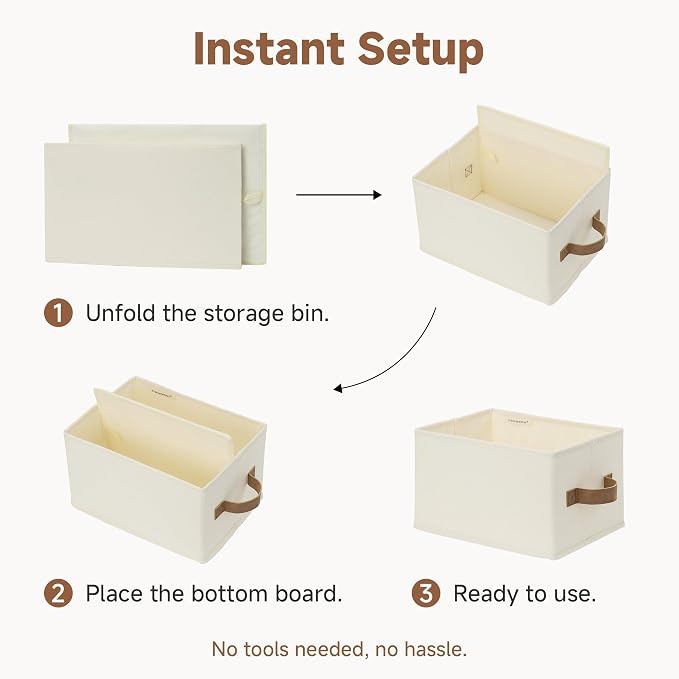 StorageWorks Closet Organizer Storage Baskets, Storage Bins - Image 8