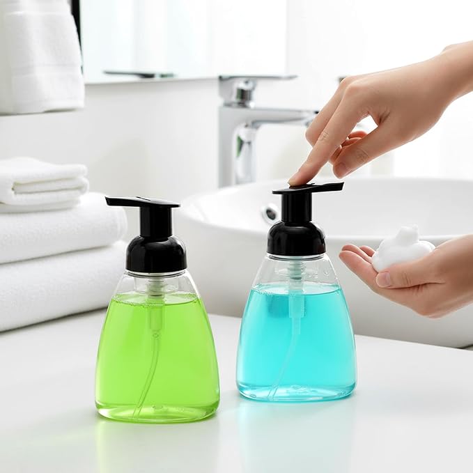 Bekith 12 Pack Foaming Hand Soap Dispenser, 10 Oz Liquid Soap Dispenser Empty - Image 4