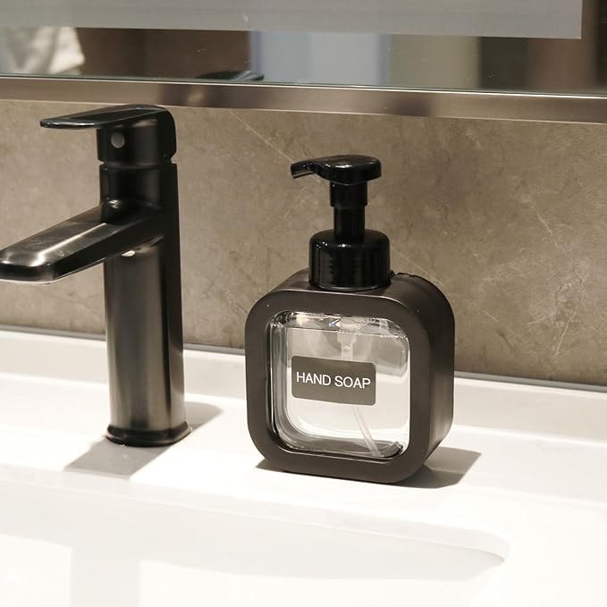 Foaming Soap Dispenser, 300ml Plastic Refillable Foaming Hand Soap Dispenser - Image 6