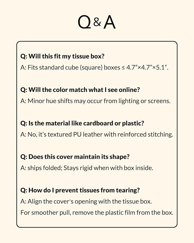 OLETHA Square Tissue Box Cover - Image 6