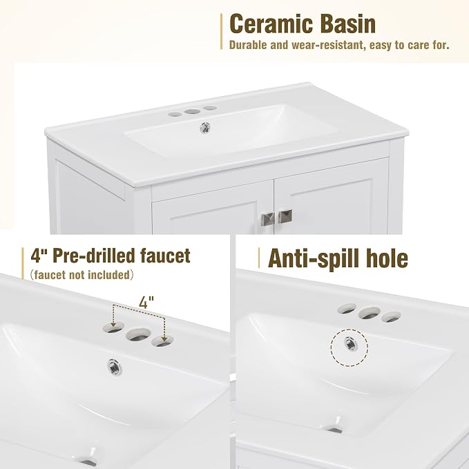 Bellemave 30" Bathroom Vanity - Image 6