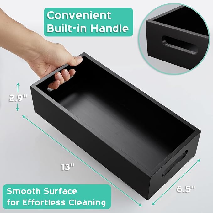 ALELION Black Bathroom Basket - Image 4