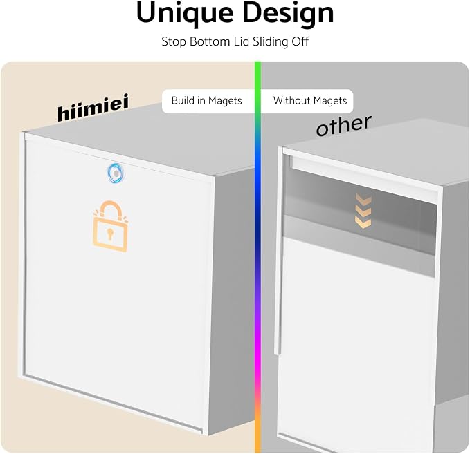 HIIMIEI Acrylic Tissue Box Cover Decorative Square Tissue Holder Napkin - Image 4