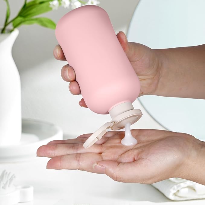 3 PACK Travel Shampoo Bottle, Empty Plastic Squeeze Bottles 6.8oz - Image 6