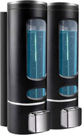 Shampoo and Conditioner Dispenser - 800ML Wall-Mounted Shower Shampoo Dispenser by WUKUR