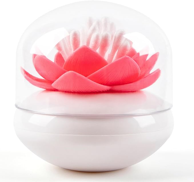 Bloss Lotus Cotton Swab Holder Q-tip Holder Cotton Bud Swabs Toothpick by Bloss