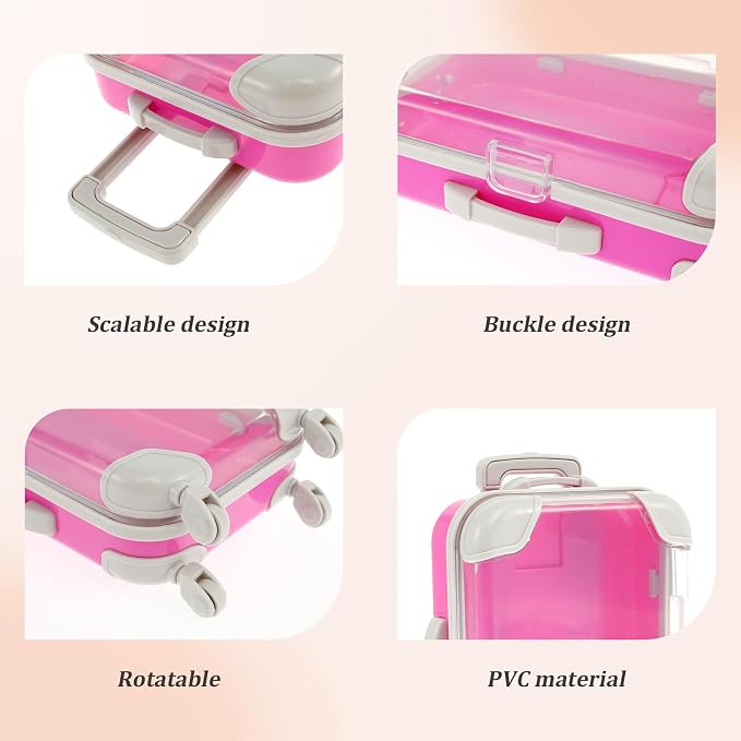 12Pcs Mini Suitcase Party Favor Box, Mini Suitcase Storage Box, Mini Luggage - Image 3