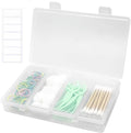 Cotton Swab Holder for Travel, 4 in 1 Portable Small Dental Floss Holder by Unknown