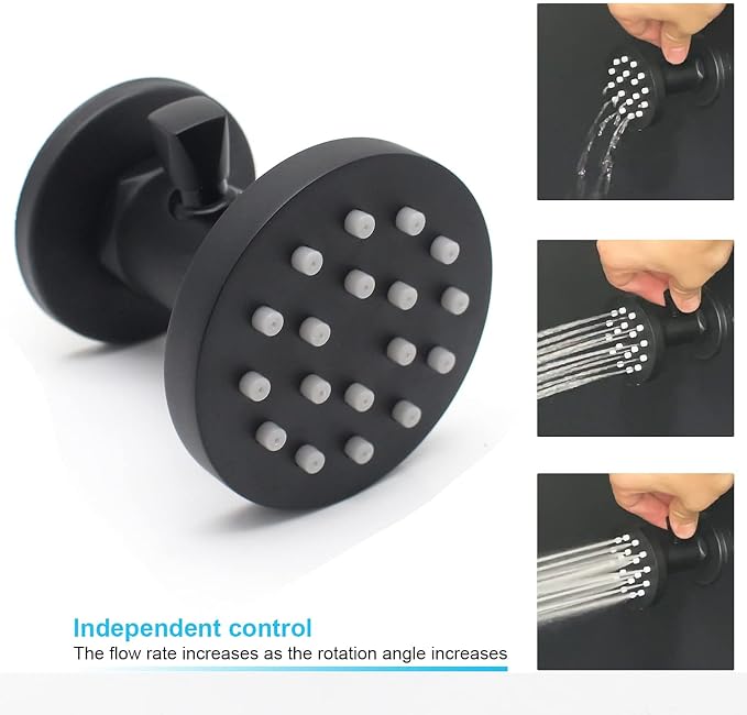2-Inch Brass Shower Body Spray Jets - Image 2