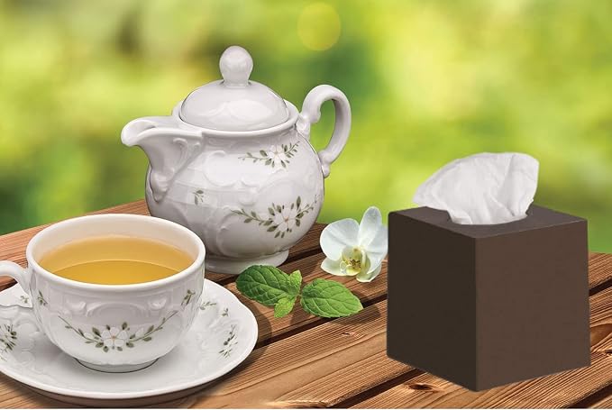 Brown Tissue Box Cover Square - Image 9
