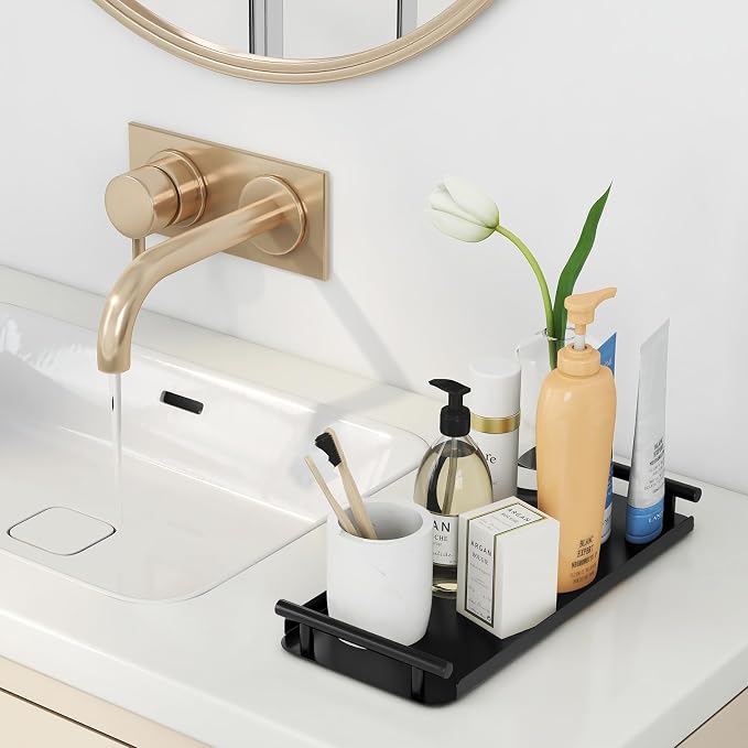 Toilet Paper Basket, Stainless Steel Toilet Tank Tray - Image 3