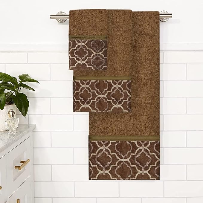 Zahari Home Spindle Modern Bathroom Towel Set - Image 2