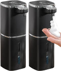 2 Pack Automatic Foaming Soap Dispenser, 13.5oz/400mL, USB Rechargeable by DODOMEKIA