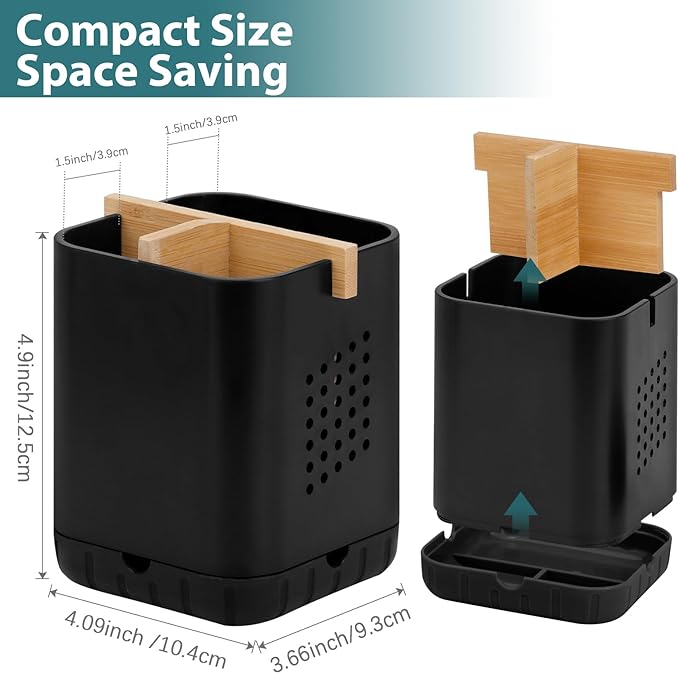 Boperzi Black Toothbrush Holders - Image 6
