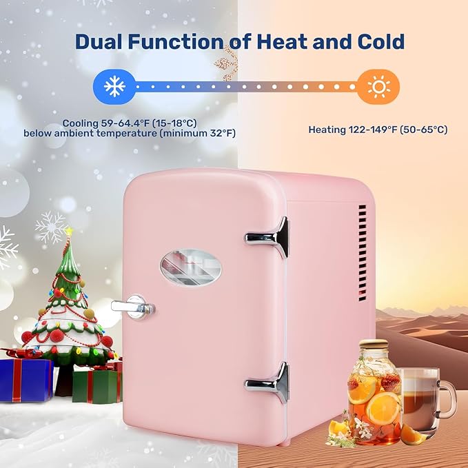 HealSmart Mini Fridge Portable 4 Liter/6 Can - Image 8