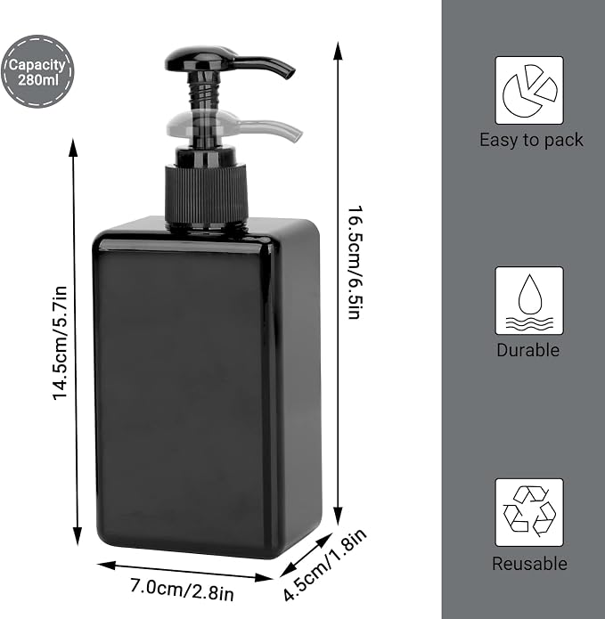Suream Empty Shampoo Bottles - Image 3