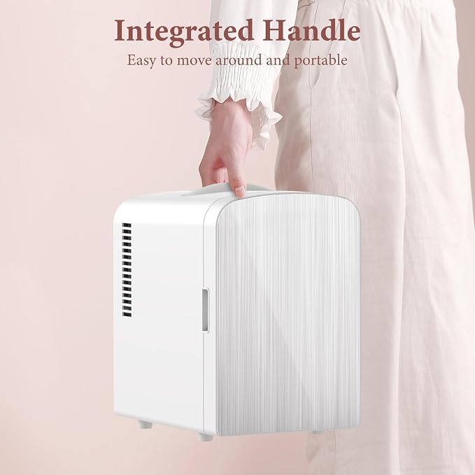 Xbeauty Mini Fridge, 4L Portable Small Refrigerator - Image 6