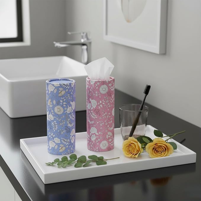 Car Tissues Cylinder, 50 Tissues per Canister, Facial Tissues - Image 7