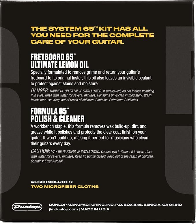 Jim Dunlop System 65 Body & Fingerboard Cleaning Kit - Image 3