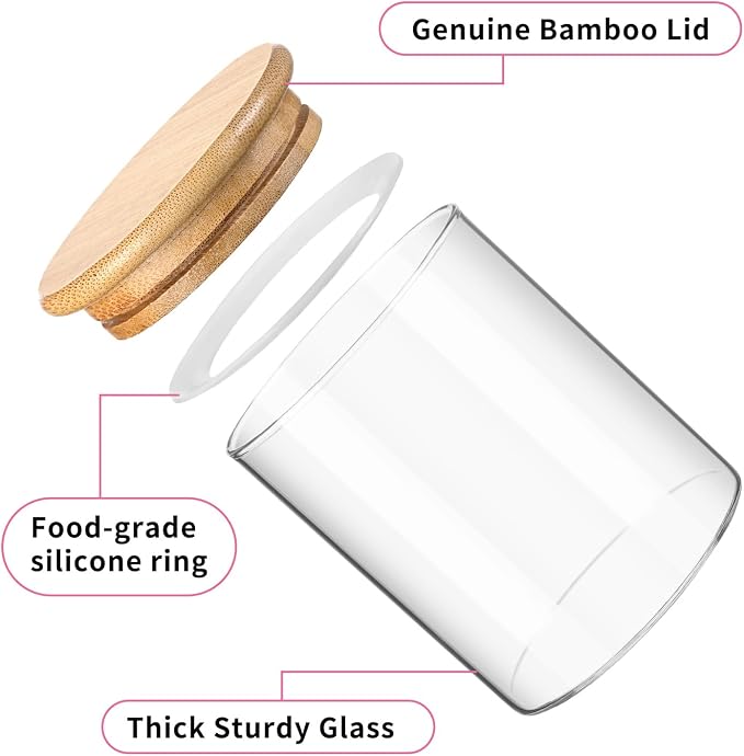 Glass Qtip Holder Dispenser - Image 3