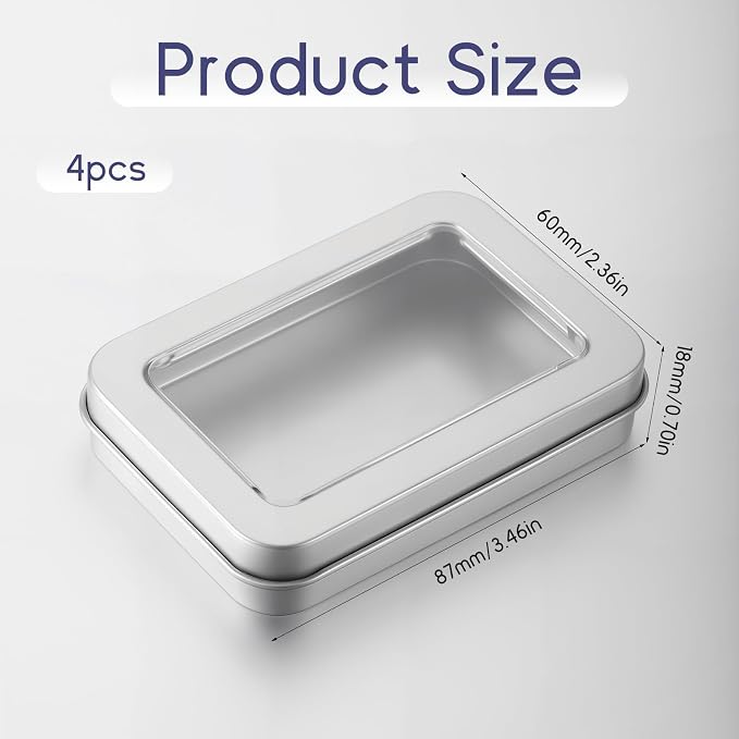 4 Pcs Cotton Swab Holder for Travel, Portable Floss Picks Case - Image 2