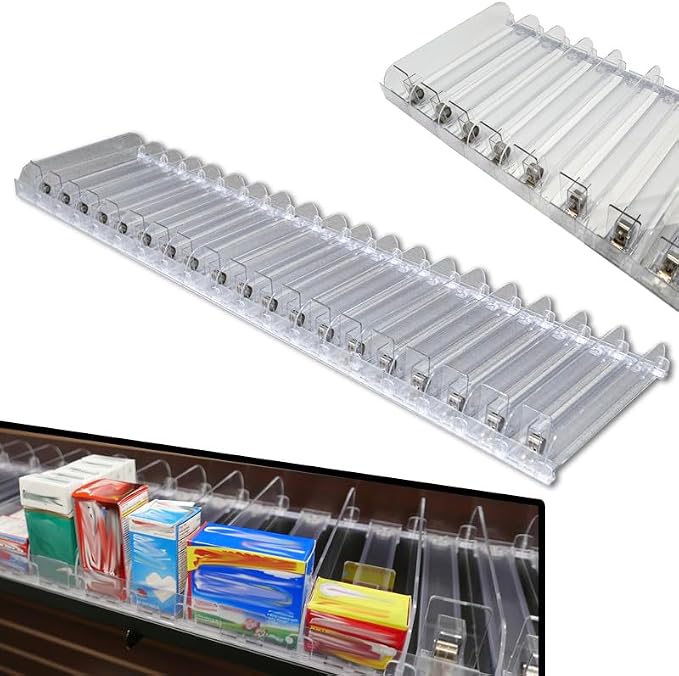 STORE FIXTURES DIRECT Auto Feed Shelf Product Pusher Kit, Adjustable Pushing by STOREFIXTURESDIRECT