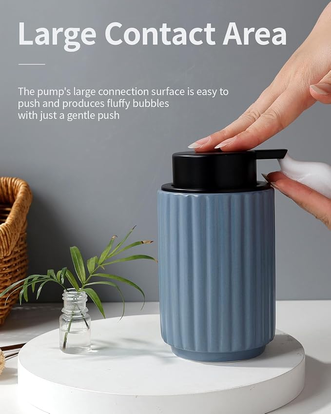 Foaming Soap Dispenser, Ceramic Foam Hand Soap Dispenser - Image 3