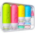 TSA Approved Travel Bottles Set – 18 Piece Leak-Proof Silicone Toiletry Kit by Tocelffe