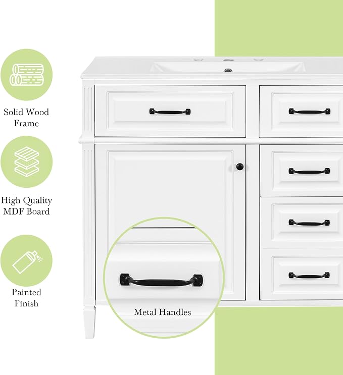 Harper & Bright Designs 36" Bathroom Vanity - Image 8
