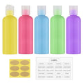 Travel Bottles for Toiletries 3.4 oz by HOME