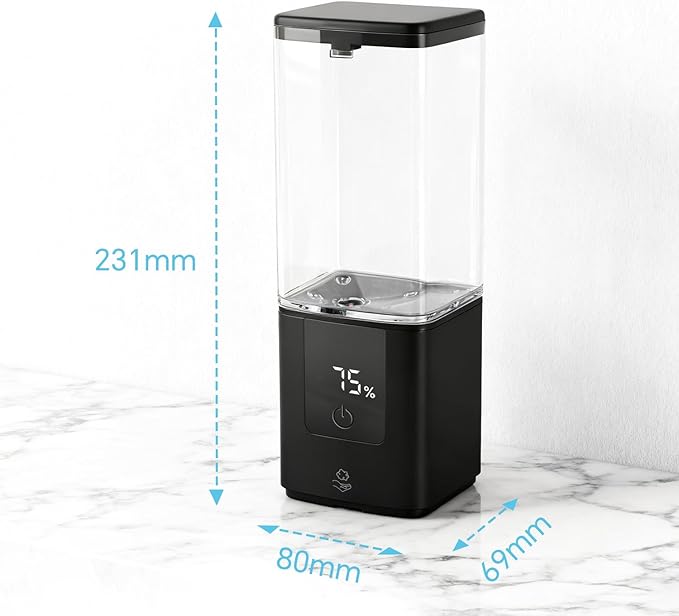 LAOPAO Soap Dispenser, Automatic Soap Dispenser Wall Mount Rechargeable Foaming - Image 7