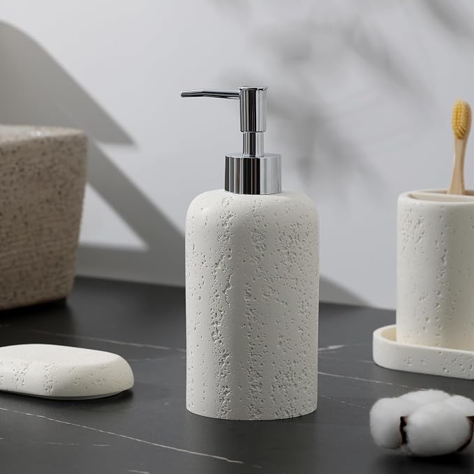 Bathroom Accessories Set, Mouthwash Cup & Toothbrush Holder, Qtip Holder - Image 6