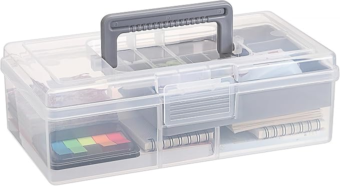 JUXYES Plastic Carry Storage Box by JUXYES
