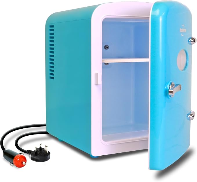 Koolatron Retro Mini Fridge 4 Liter Green Portable Refrigerator - Image 8