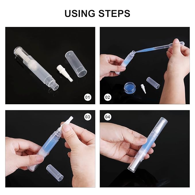 5 pack 5ml Transparent Twist Pen - Image 6