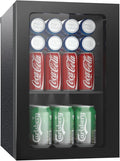 0.9 Cubic Feet Mini Fridge, 24 Can Freestanding Beverage Refrigerator by Erivess