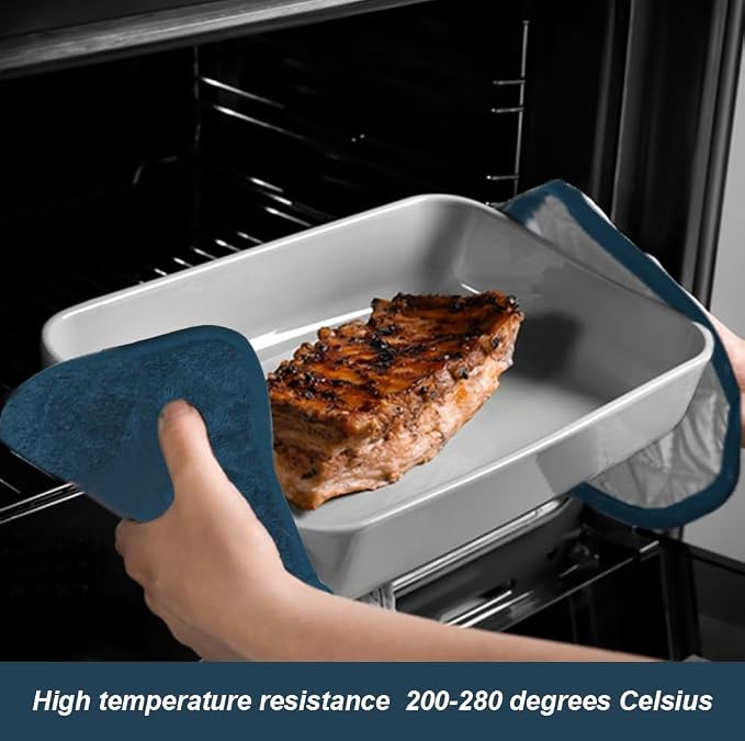meioro 4-Pack Pot Holders for Kitchen High Heat Resistant Potholder, 100% - Image 2