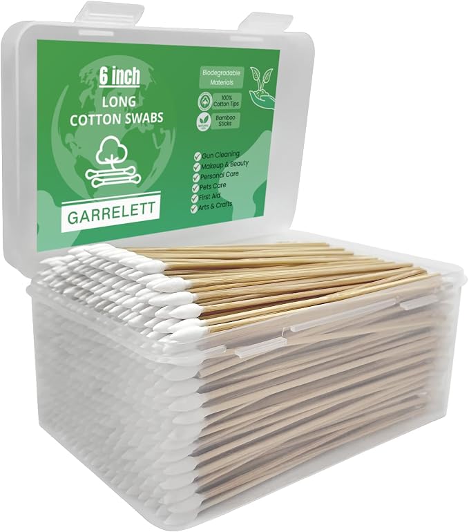 600/500/400 PCS Gun Cleaning Swabs by Garrelett