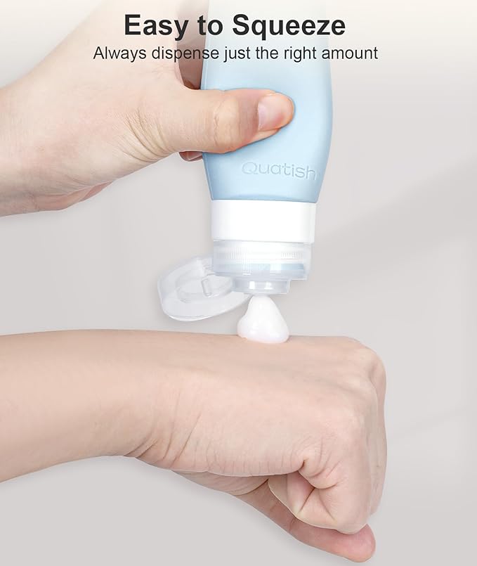 20 Pack Travel Bottles for Toiletries, Original Patented, TSA Approved Travel - Image 4