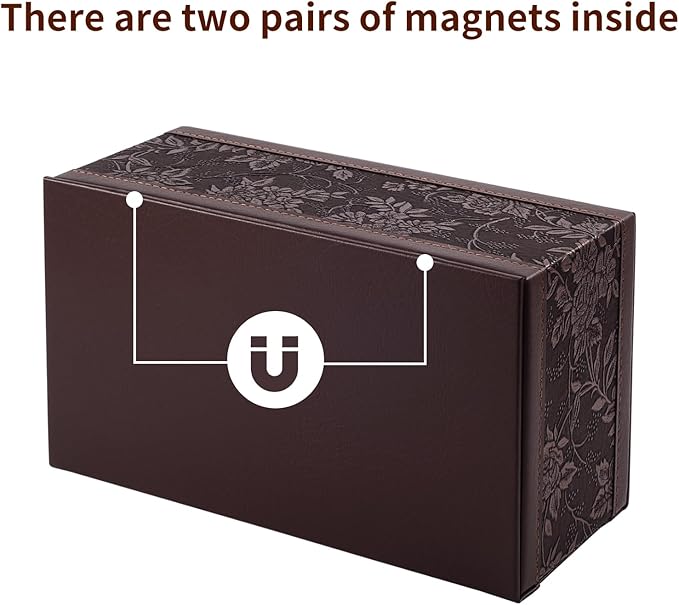 PU Leather Tissue Box Cover Tissue Box Holder Rectangle Tissues Organizer - Image 6