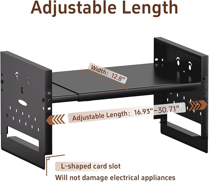 Adjustable Top Storage Shelf for Refrigerator or Washer, Dryer Countertop - Image 6