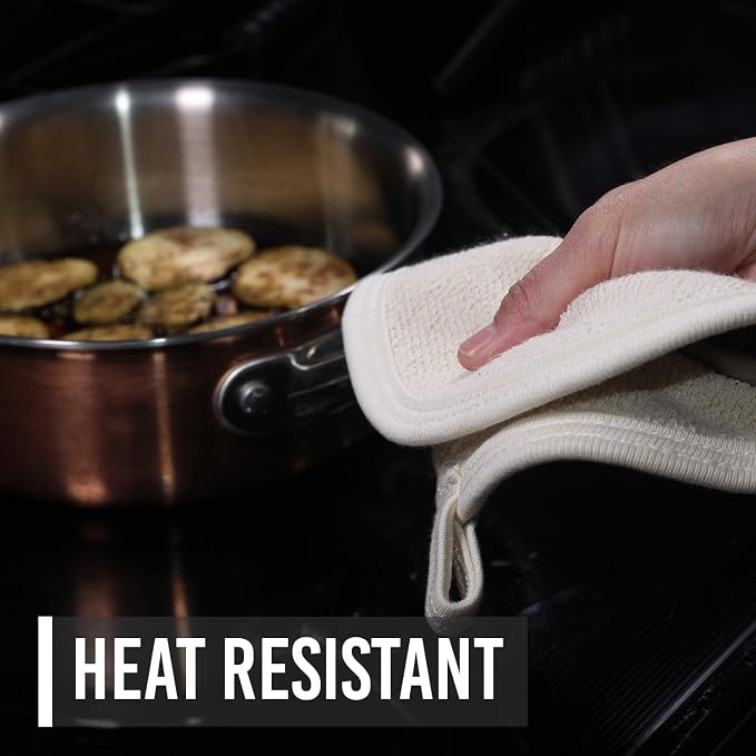 100% Cotton Pot Holders & Hot Pads, High Heat Resistance, Made in America - Image 2