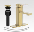 Bathroom Faucet, Brushed Gold Bathroom Sink Faucets & Parts, Vanity Faucet by CASAVILLA