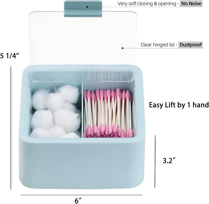 Tecbeauty Large Qtips Holder - Image 3