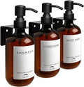 Shampoo Dispenser for Shower Wall Mount, No Drill Shampoo and Conditioner by Supforce